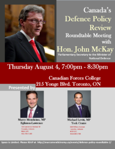 Defence Policy Review Flyer